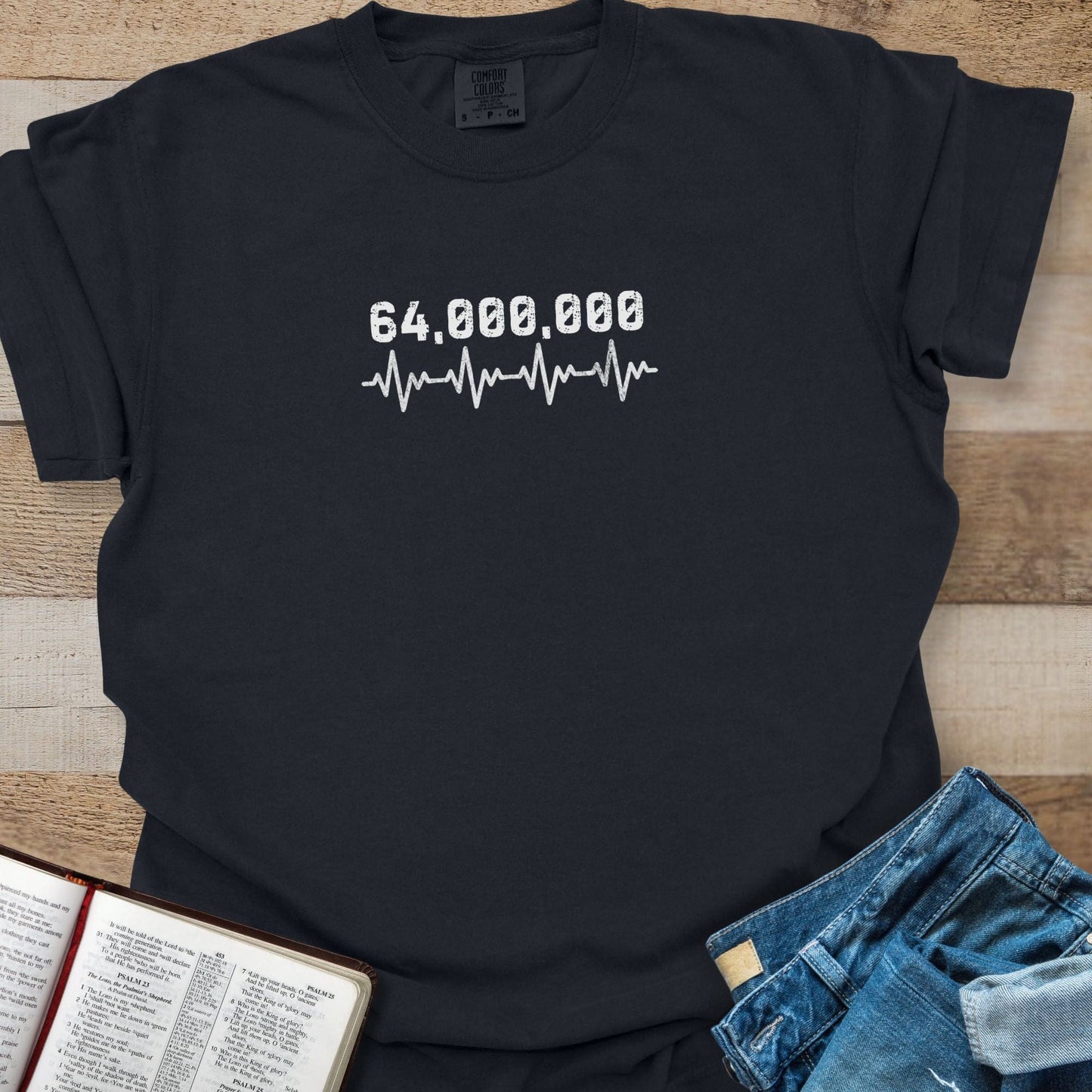 64 Million Heartbeats Tee