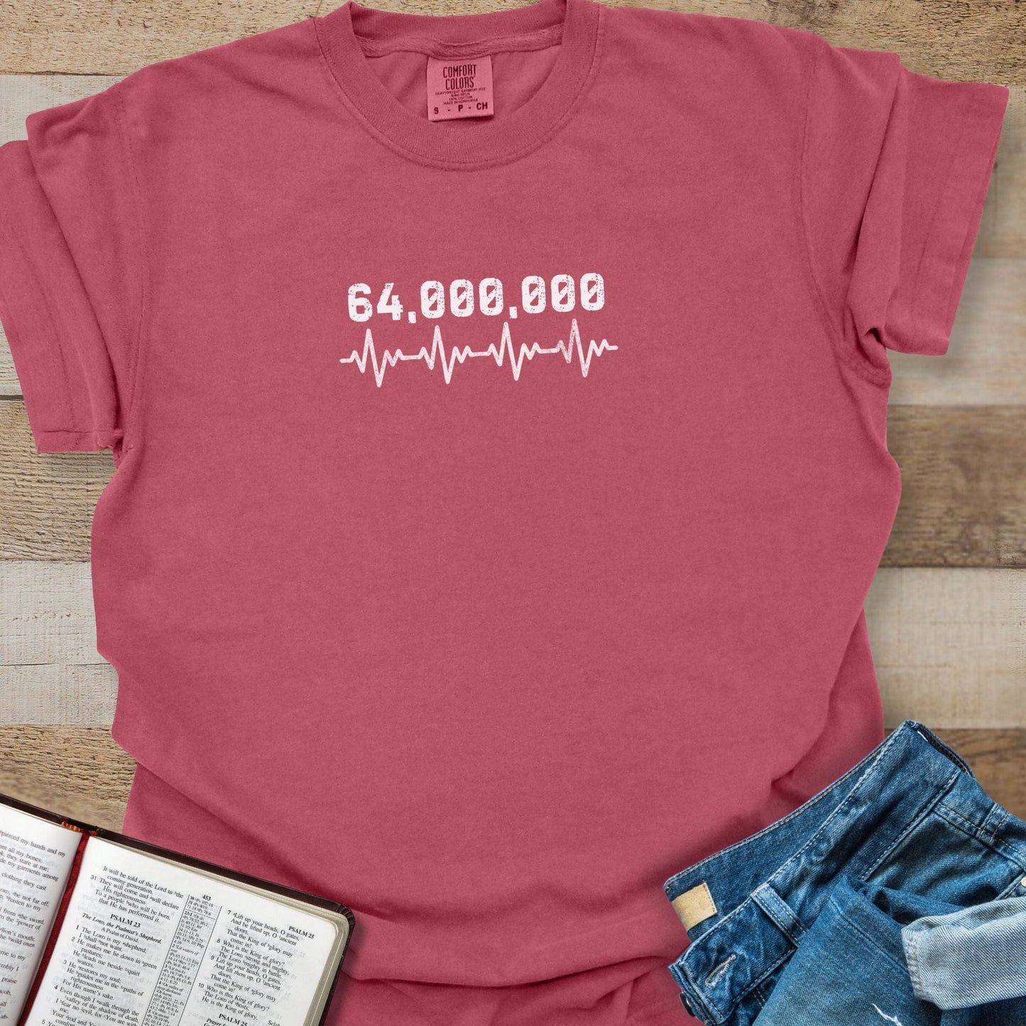 64 Million Heartbeats Tee
