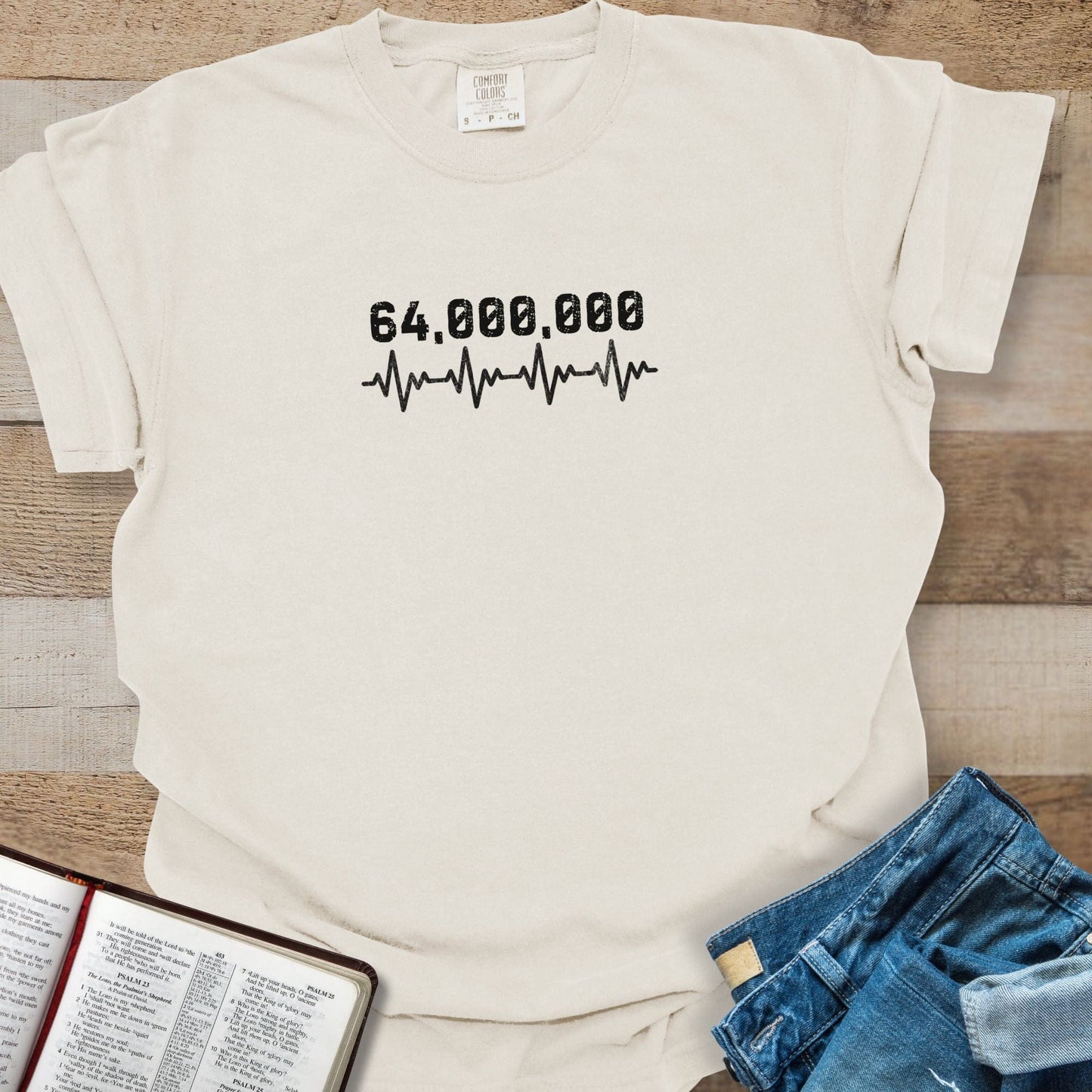 64 Million Heartbeats Tee