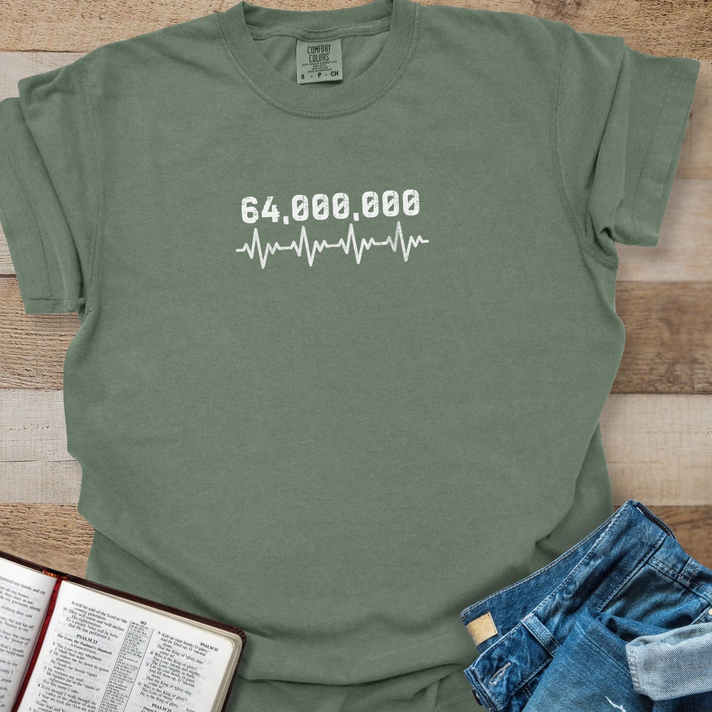 64 Million Heartbeats Tee