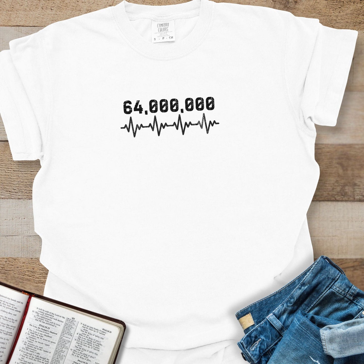 64 Million Heartbeats Tee