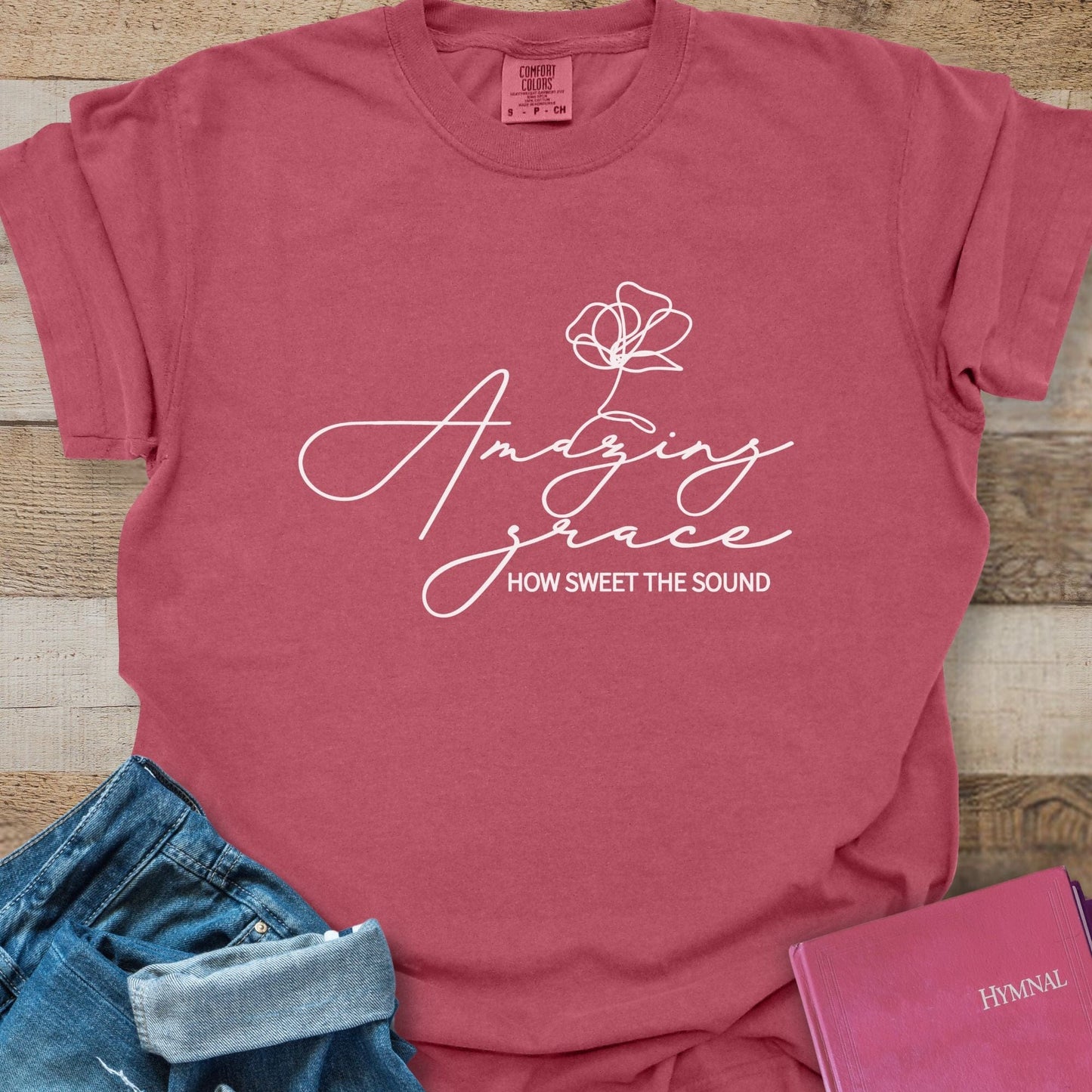 Amazing Grace Flower - Tee