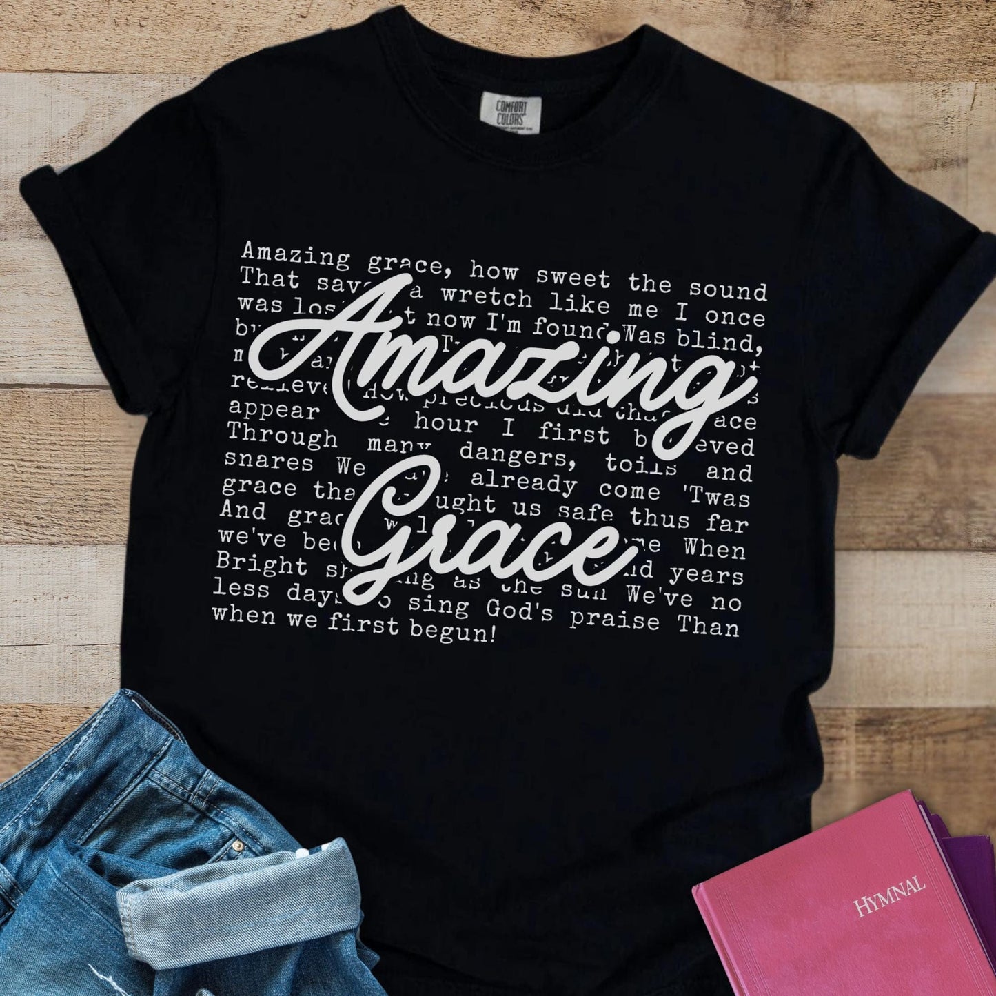 Amazing Grace Lyrics - Tee
