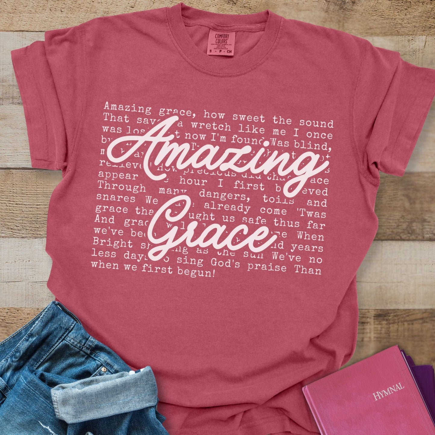 Amazing Grace Lyrics - Tee