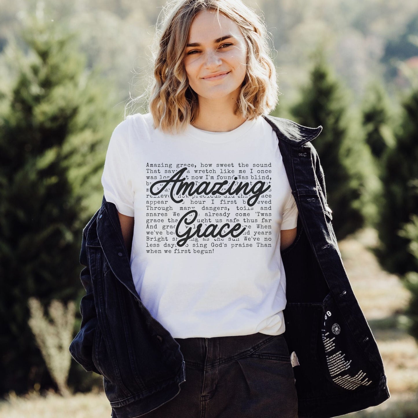 Amazing Grace Lyrics - Tee