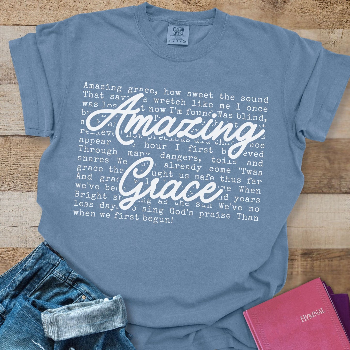 Amazing Grace Lyrics - Tee
