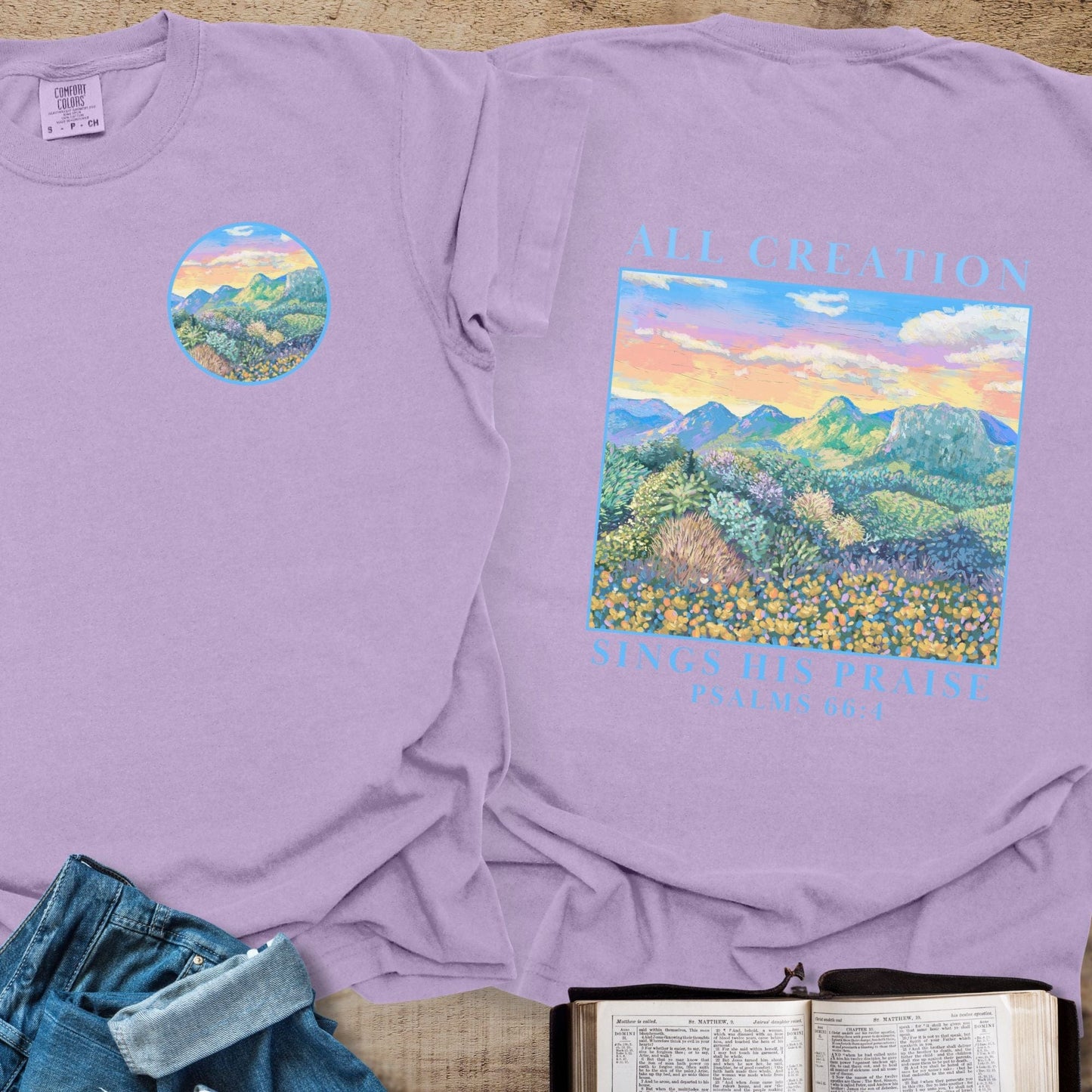 Creation Sings Painting - Tee