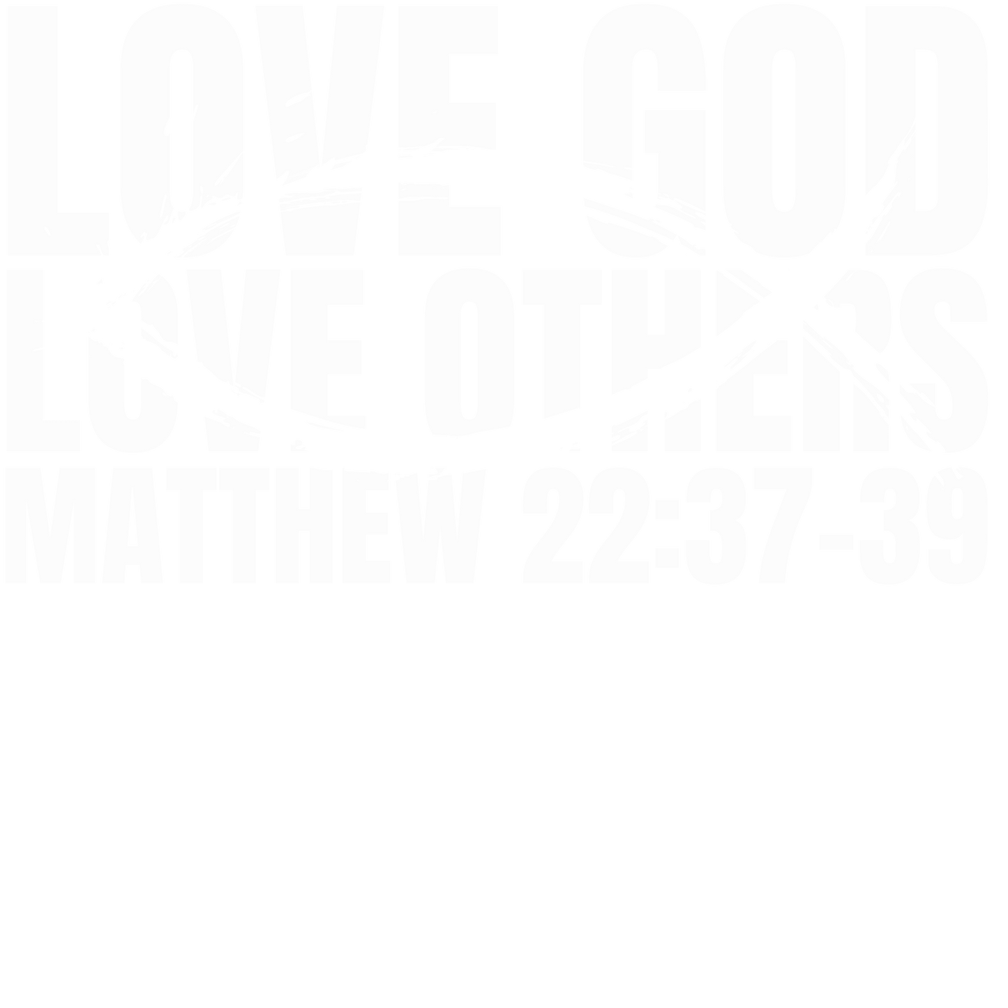 Love God Love Others Ichthys - Tee