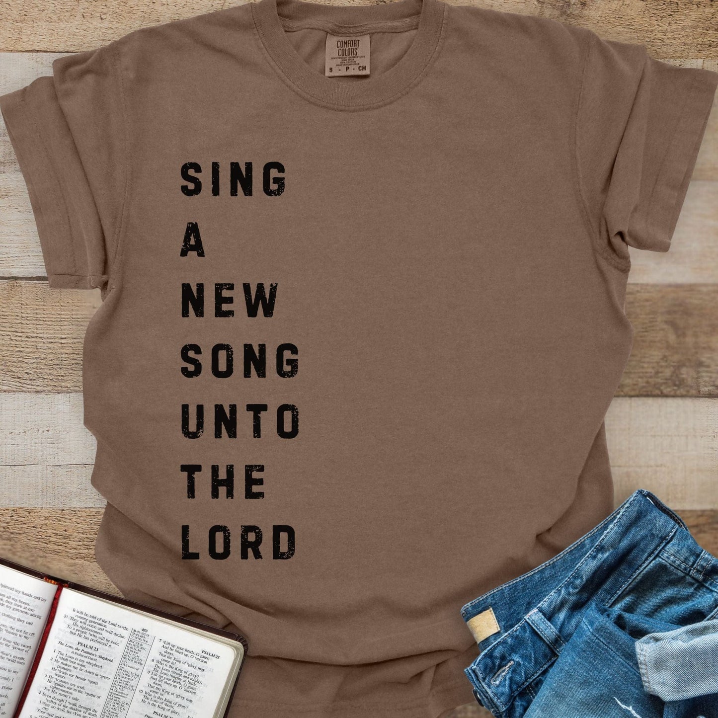 Sing A New Song To The Lord - Tee