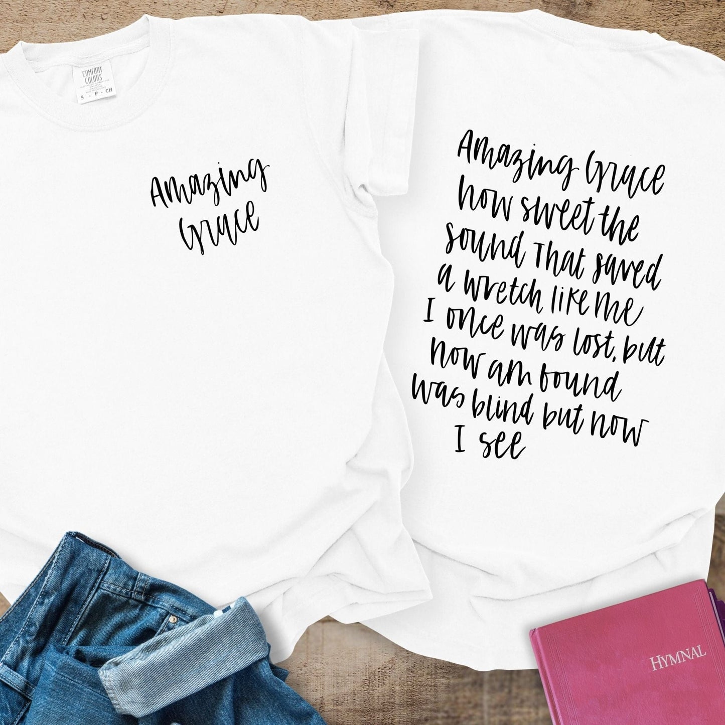 Amazing Grace Handwritten - Tee