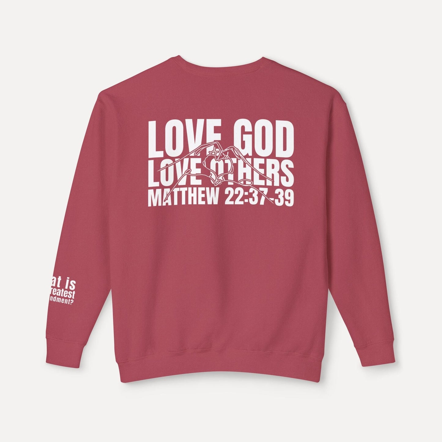 Greatest Commandment - Crewneck