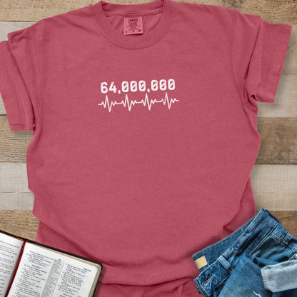 64 Million Heartbeats Tee