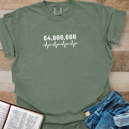64 Million Heartbeats Tee