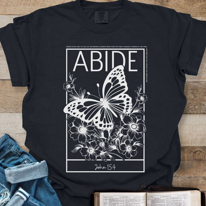 Abide Butterfly - Tee