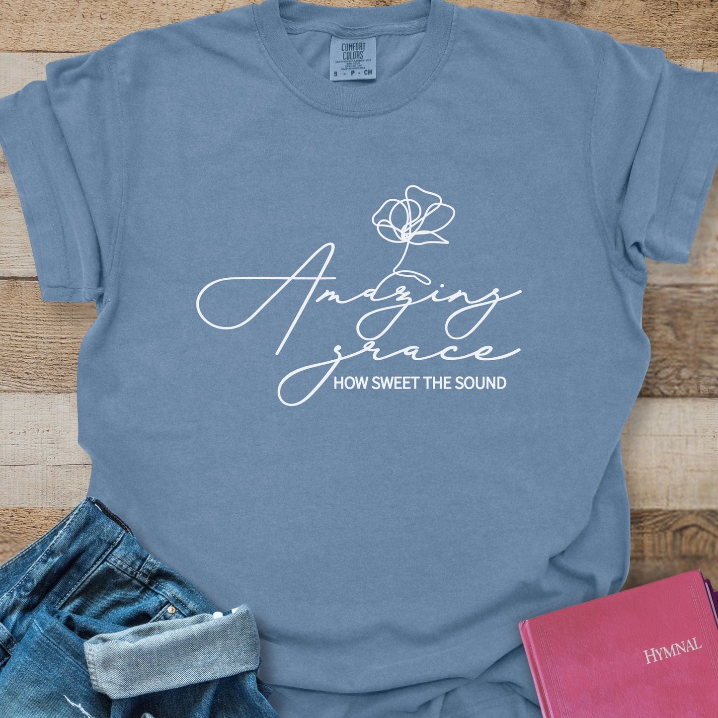 Amazing Grace Flower - Tee