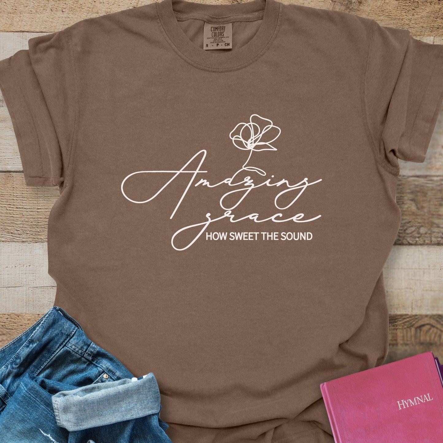 Amazing Grace Flower - Tee