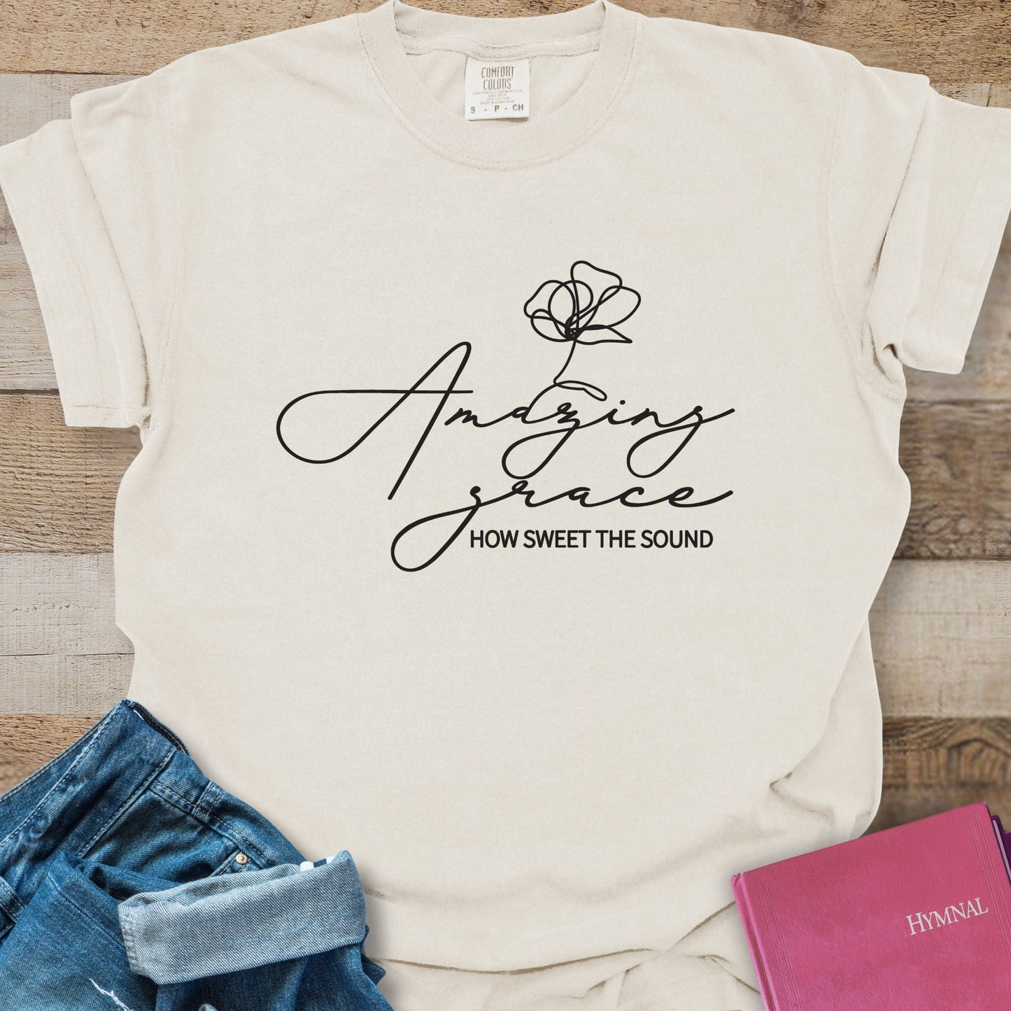 Amazing Grace Flower - Tee