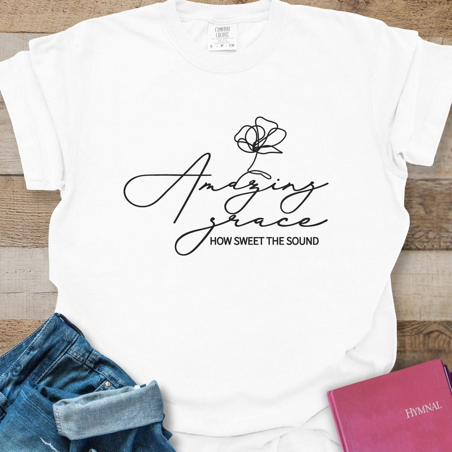 Amazing Grace Flower - Tee