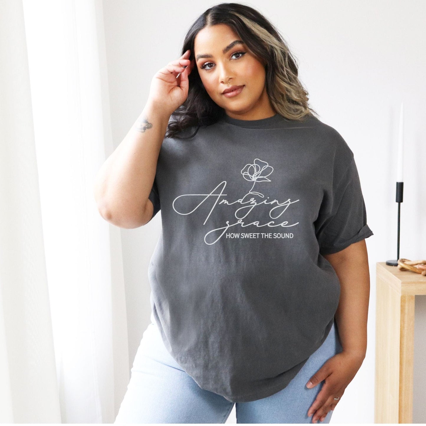 Amazing Grace Flower - Tee