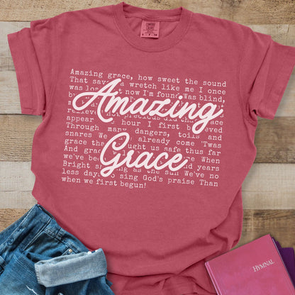 Amazing Grace Lyrics - Tee