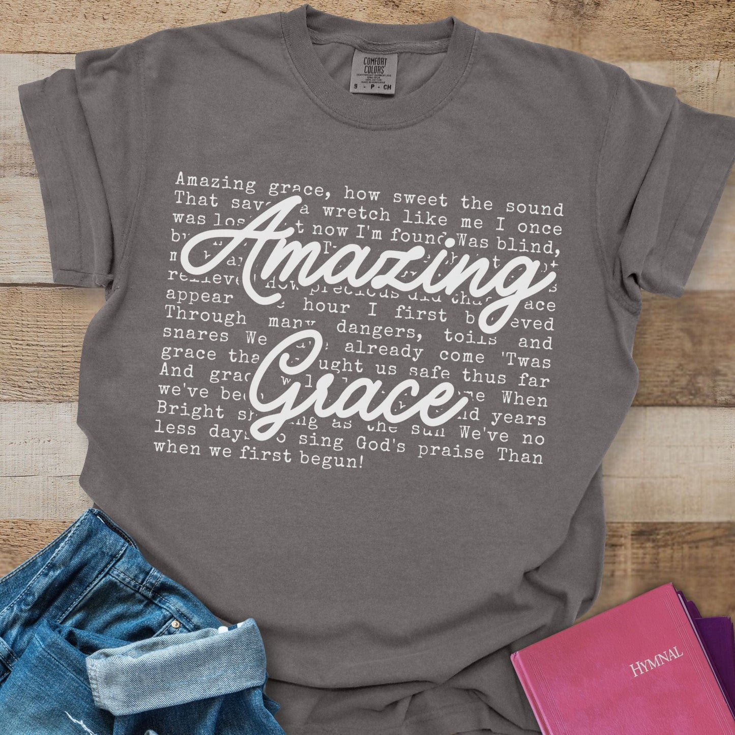 Amazing Grace Lyrics - Tee