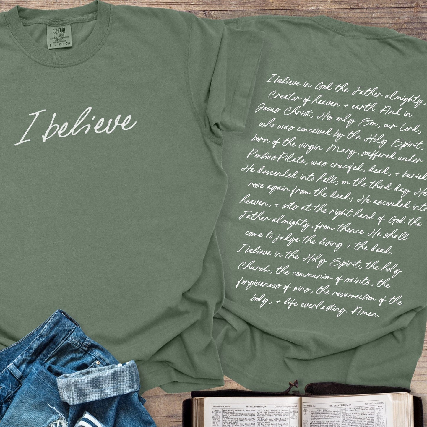 Apostles' Creed Handwritten - Tee