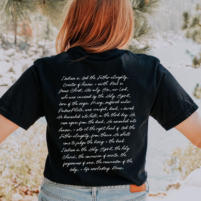 Apostles' Creed Handwritten - Tee