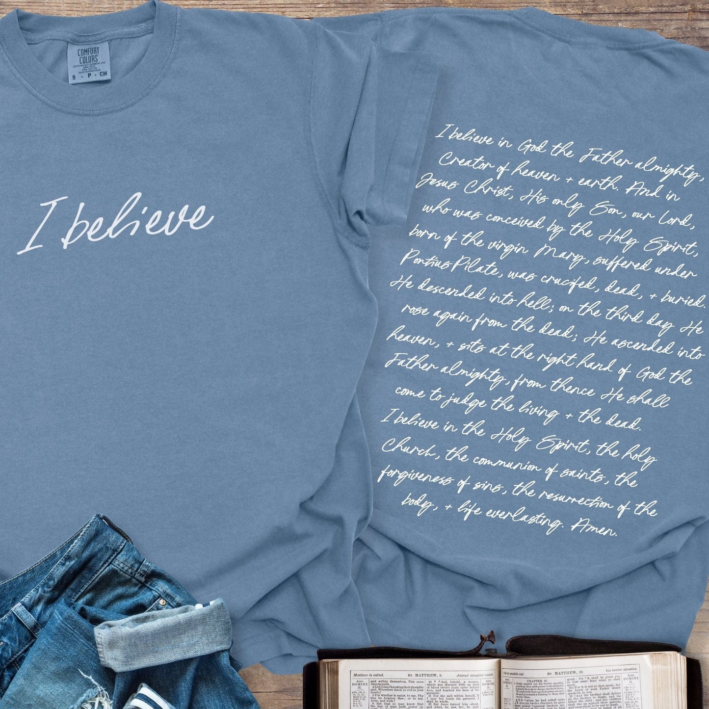 Apostles' Creed Handwritten - Tee