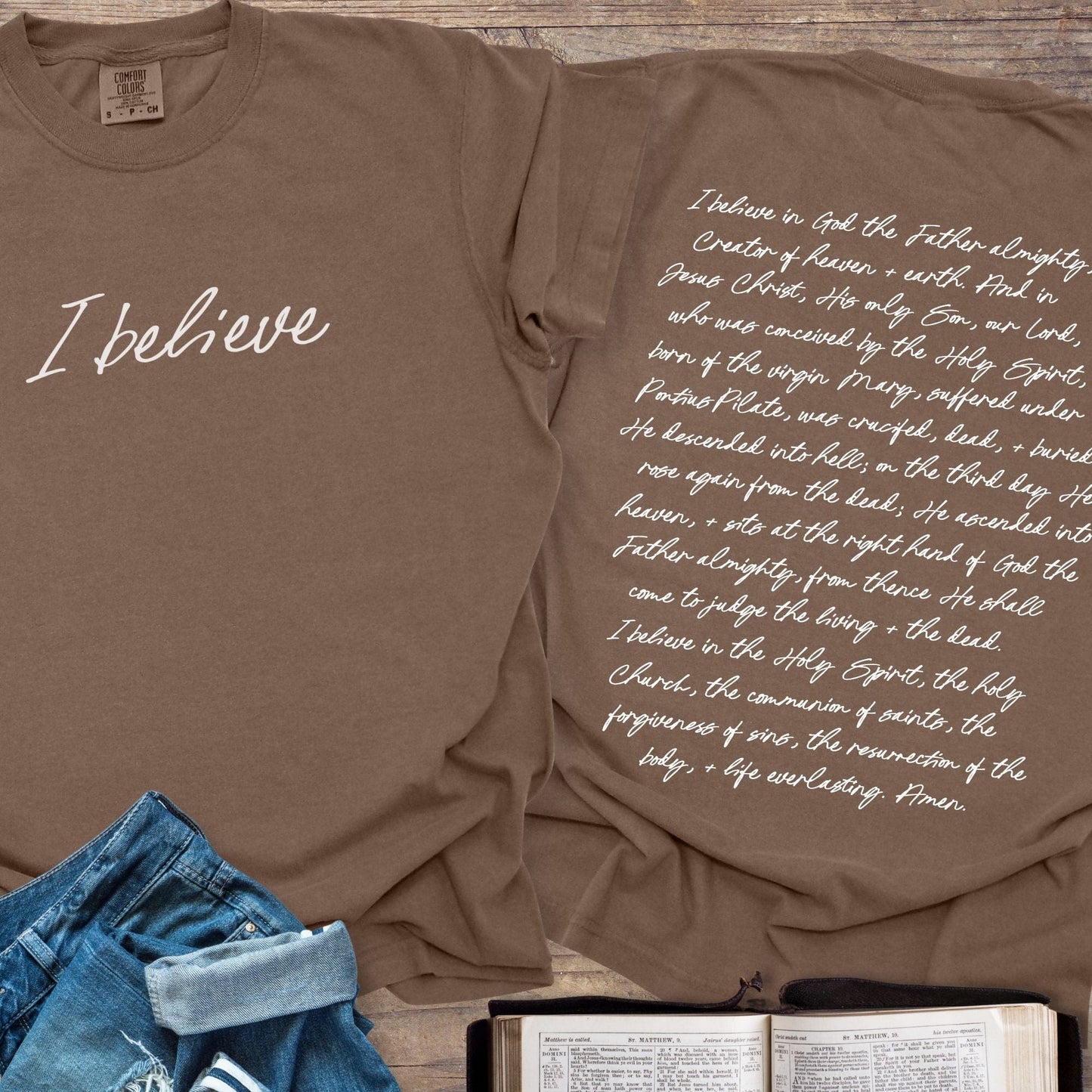 Apostles' Creed Handwritten - Tee