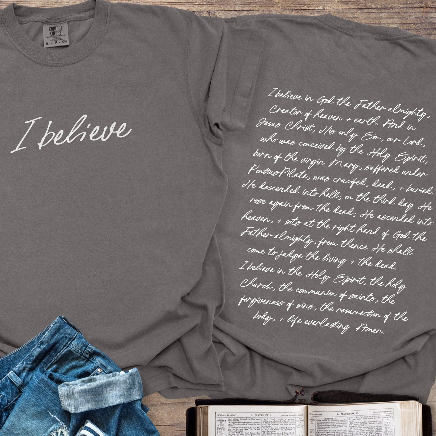 Apostles' Creed Handwritten - Tee