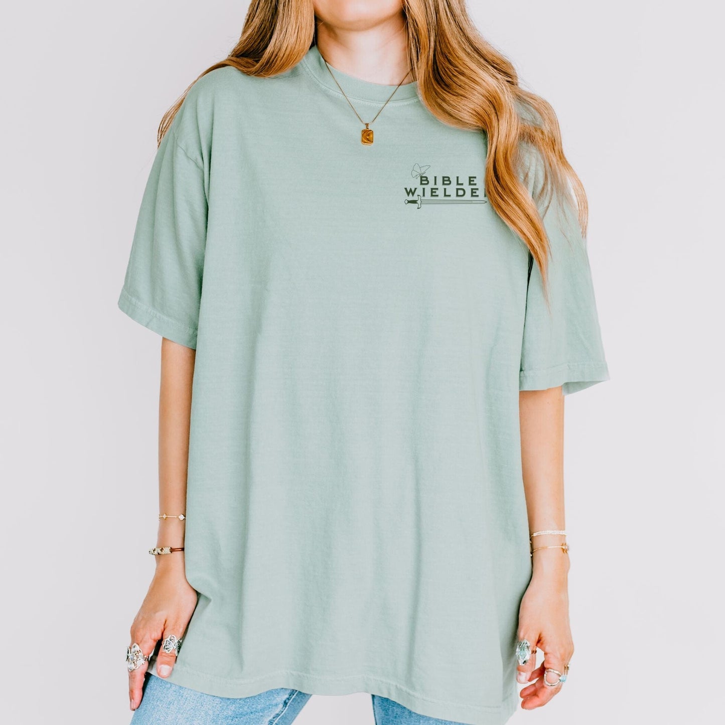 Bible Wielder Line Art - Tee