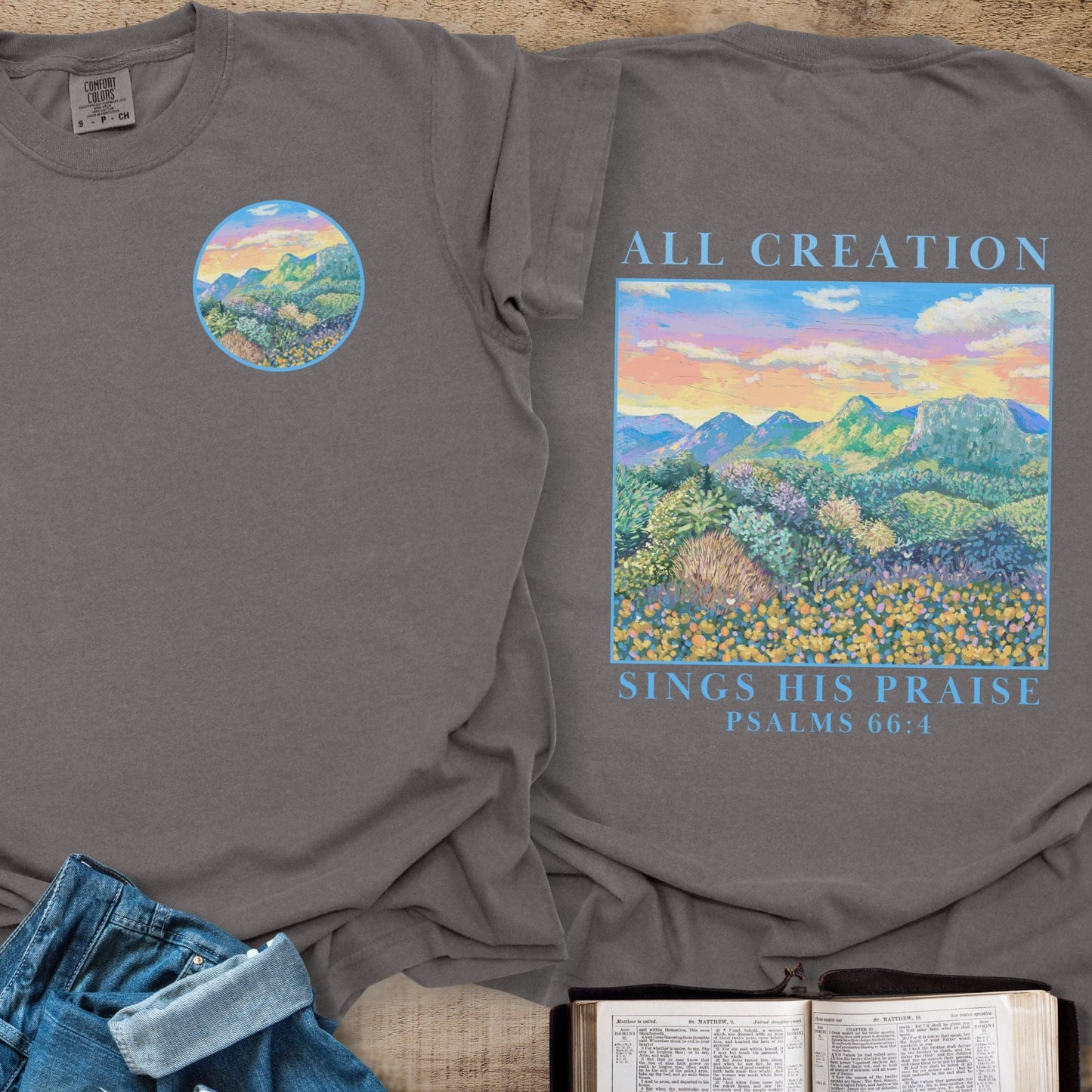 Creation Sings Painting - Tee