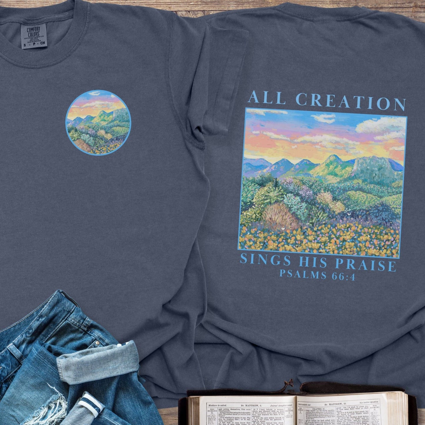 Creation Sings Painting - Tee