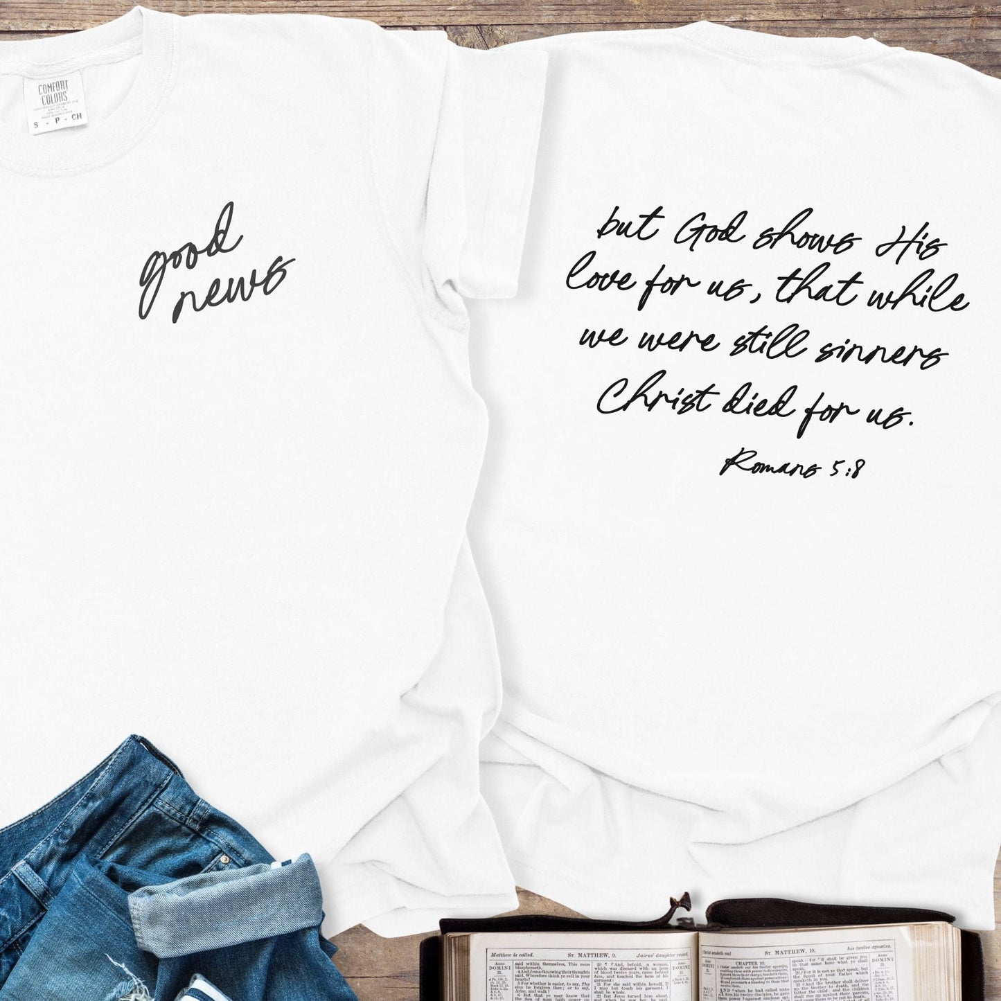 Good News Script - Tee