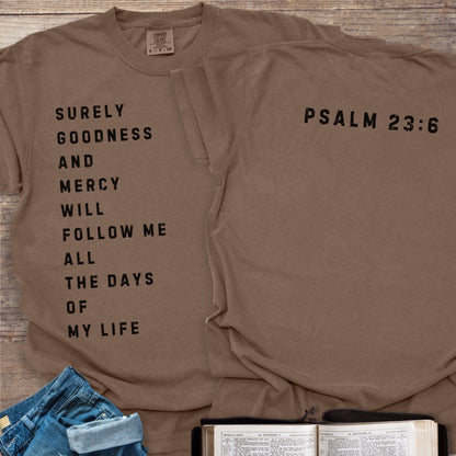 Goodness + Mercy Psalm 23 - Tee