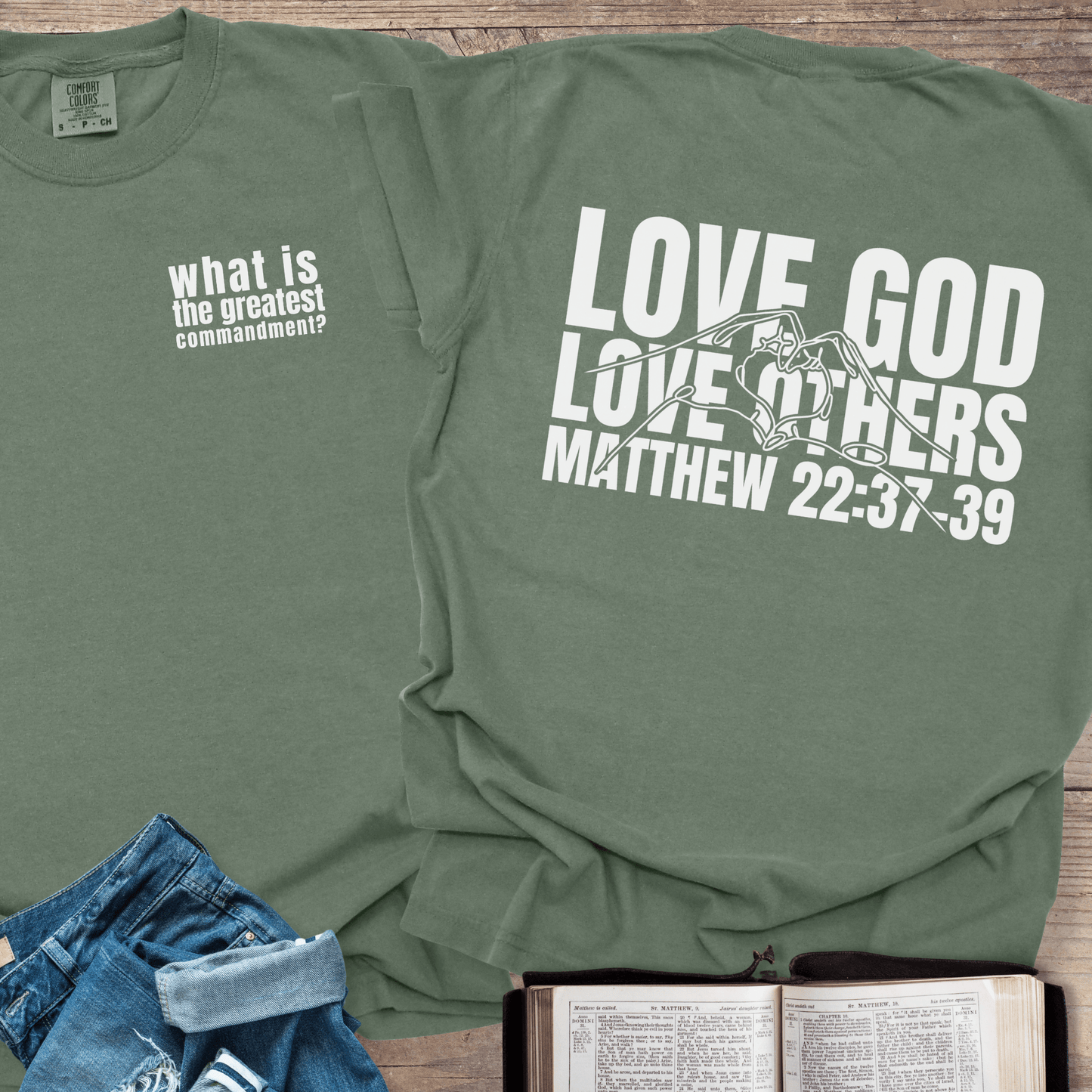 Greatest Commandments - Tee