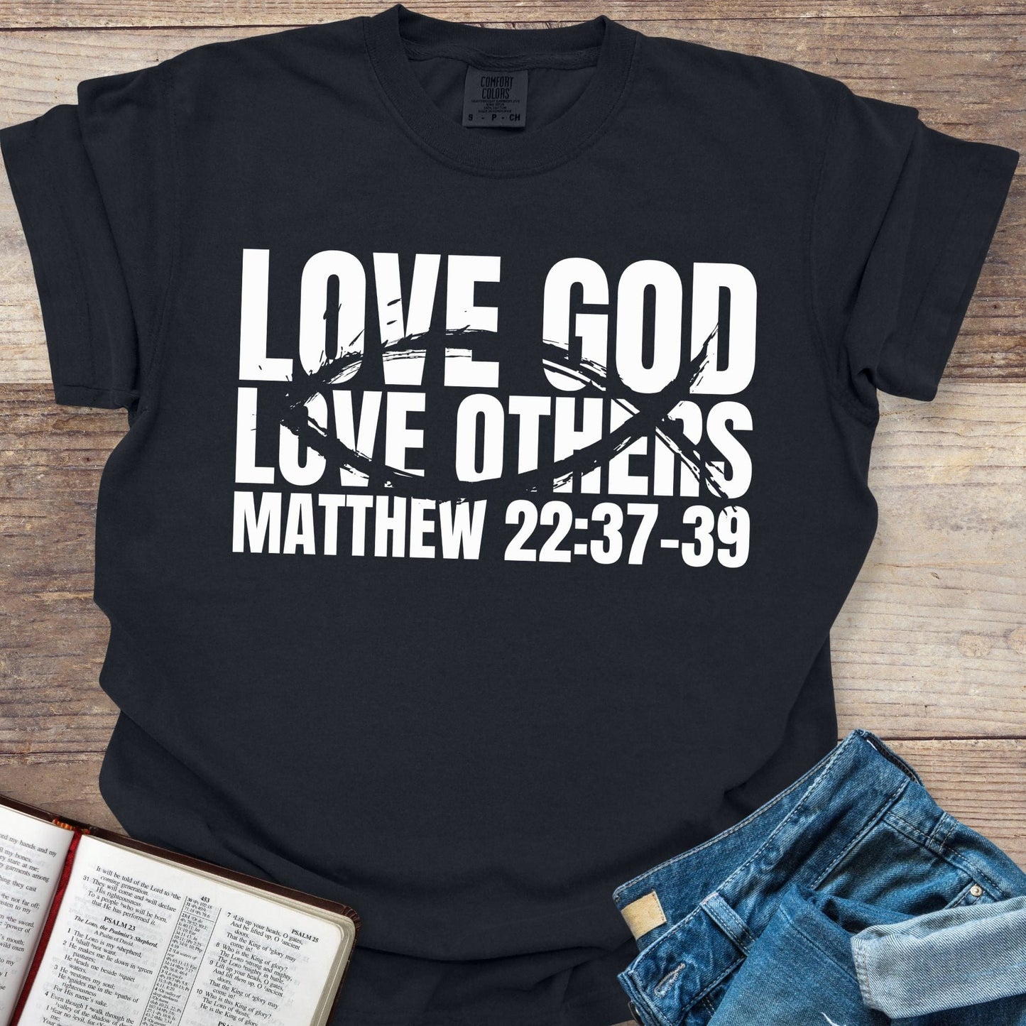 Love God Love Others Ichthys - Tee