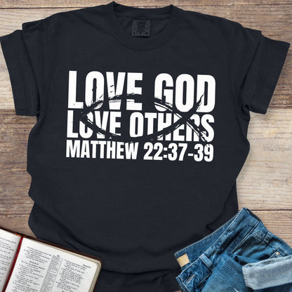 Love God Love Others Ichthys - Tee