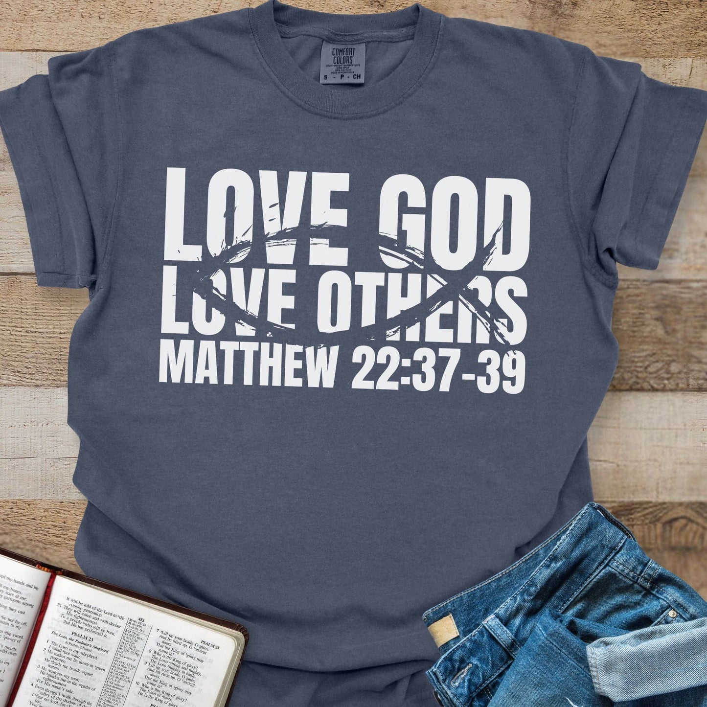Love God Love Others Ichthys - Tee