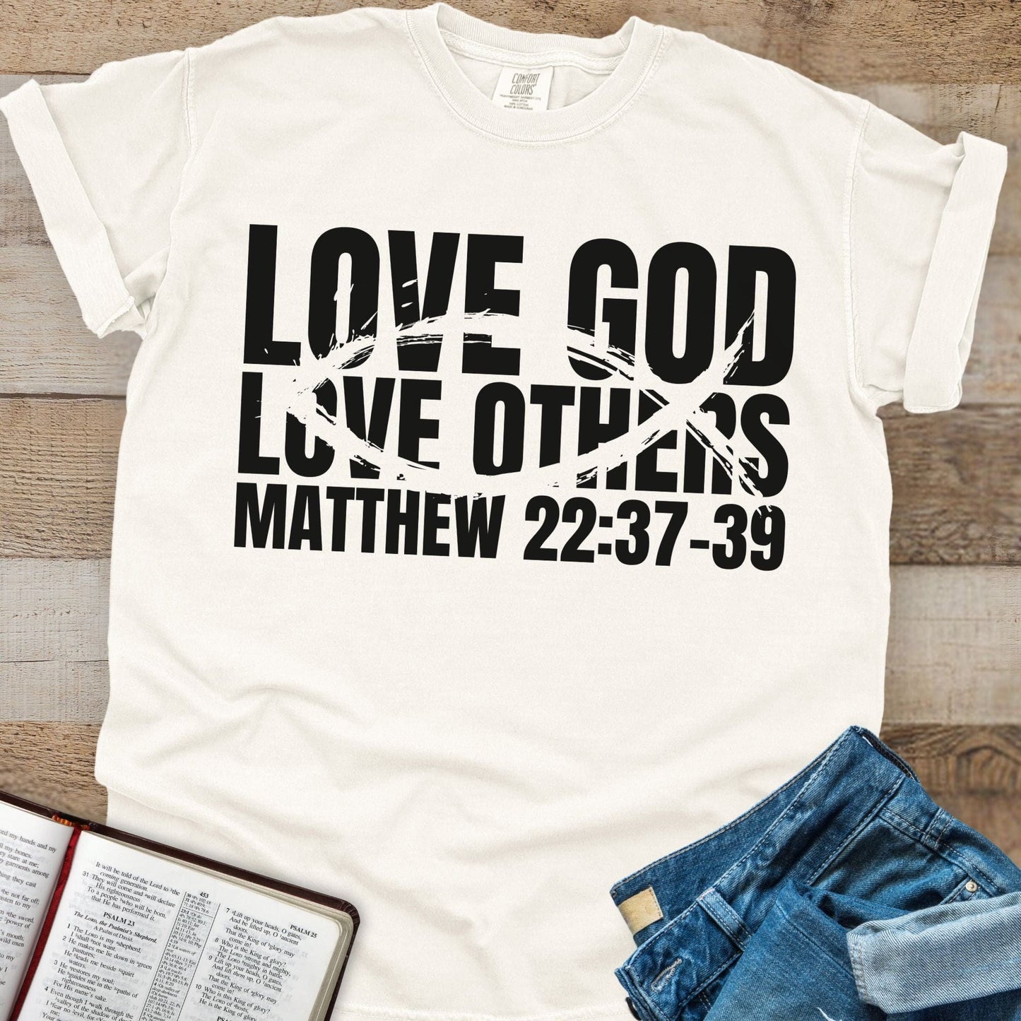 Love God Love Others Ichthys - Tee