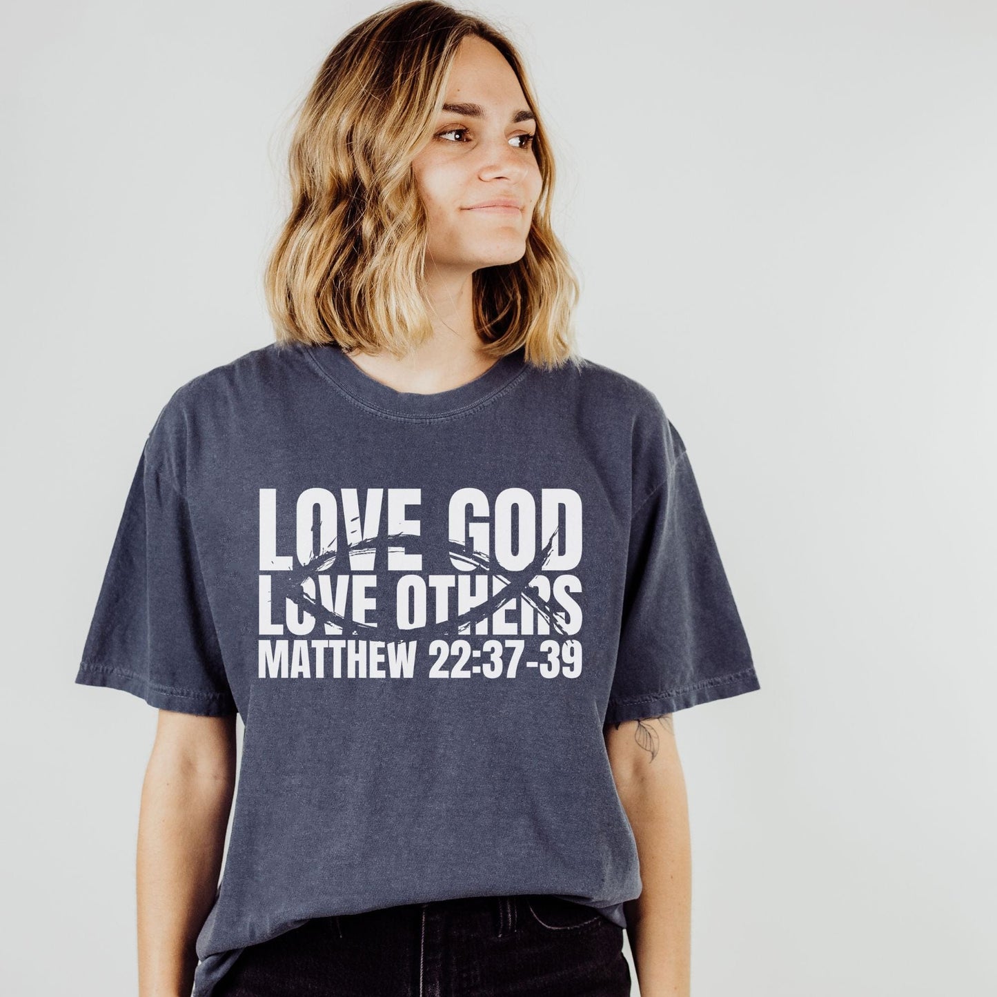 Love God Love Others Ichthys - Tee