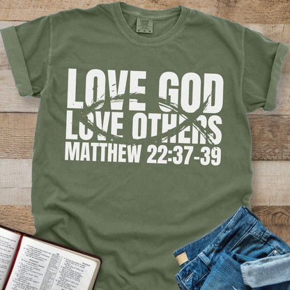 Love God Love Others Ichthys - Tee