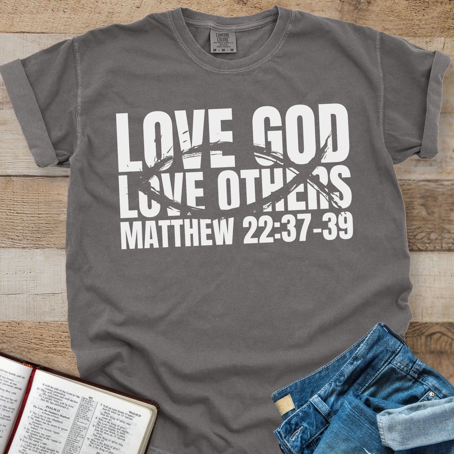 Love God Love Others Ichthys - Tee