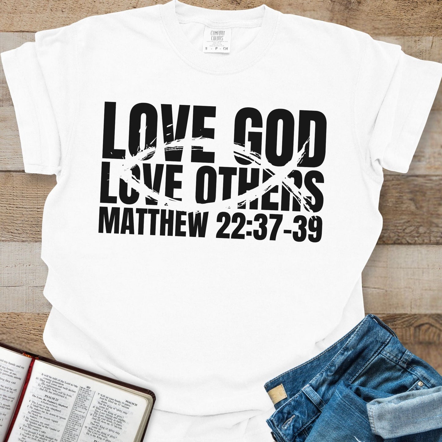 Love God Love Others Ichthys - Tee