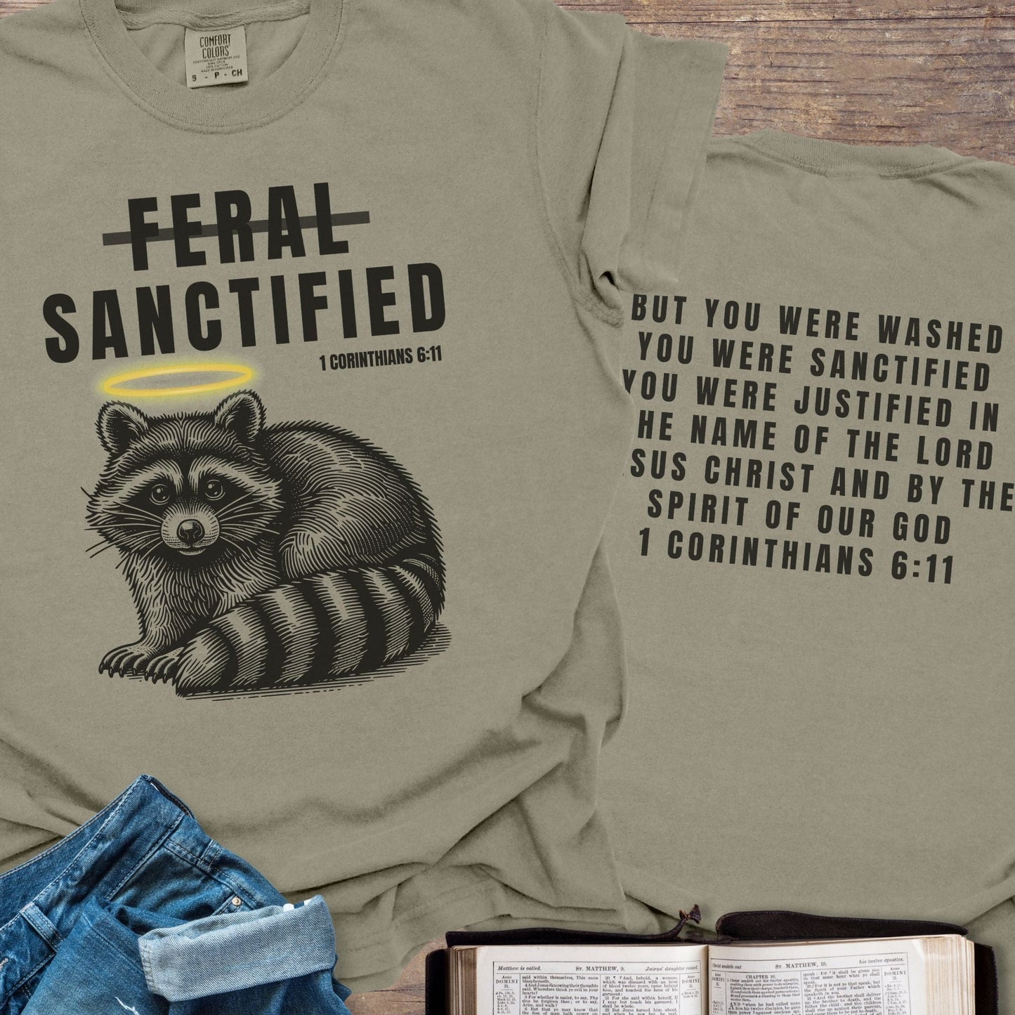 Sanctified Raccoon - Tee