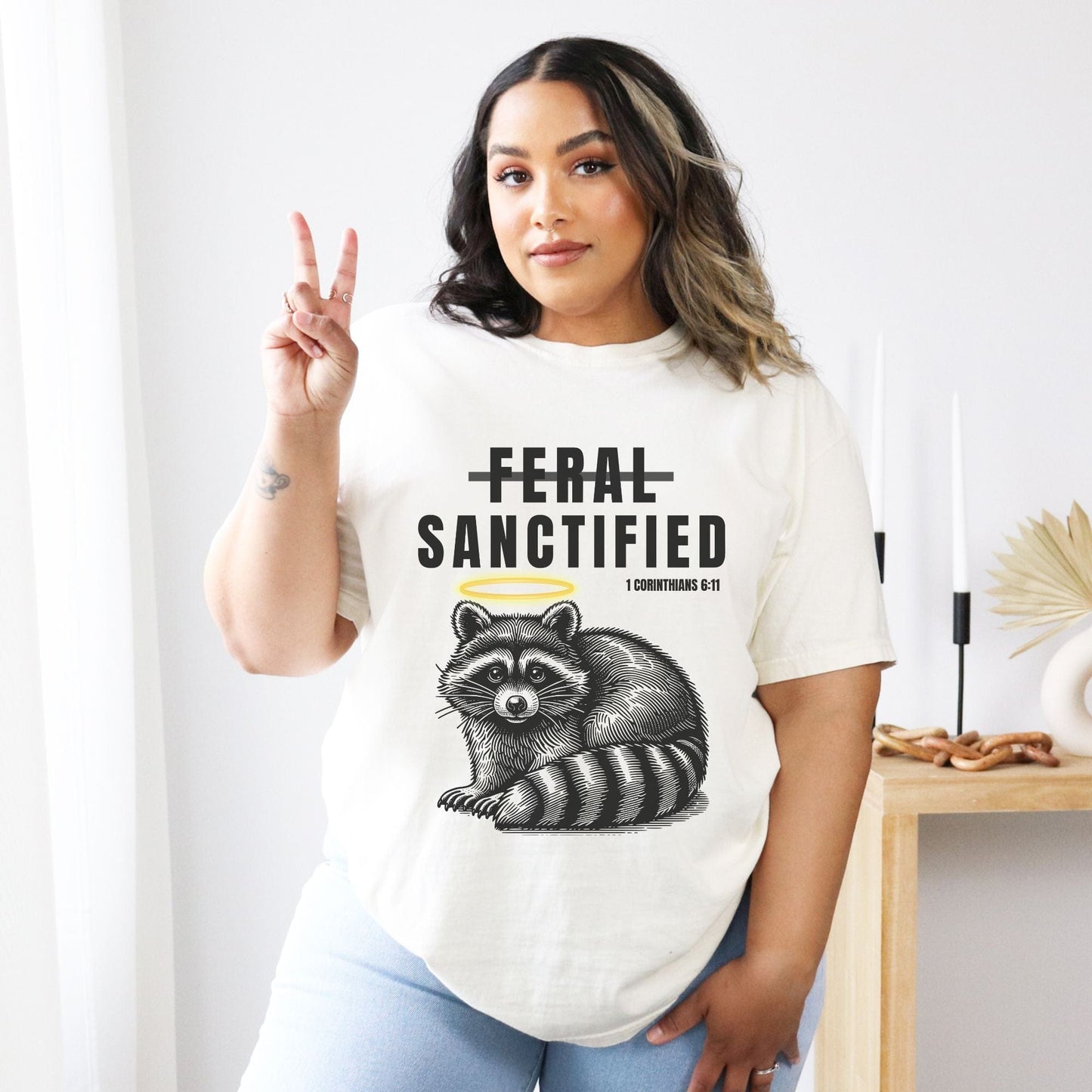 Sanctified Raccoon - Tee