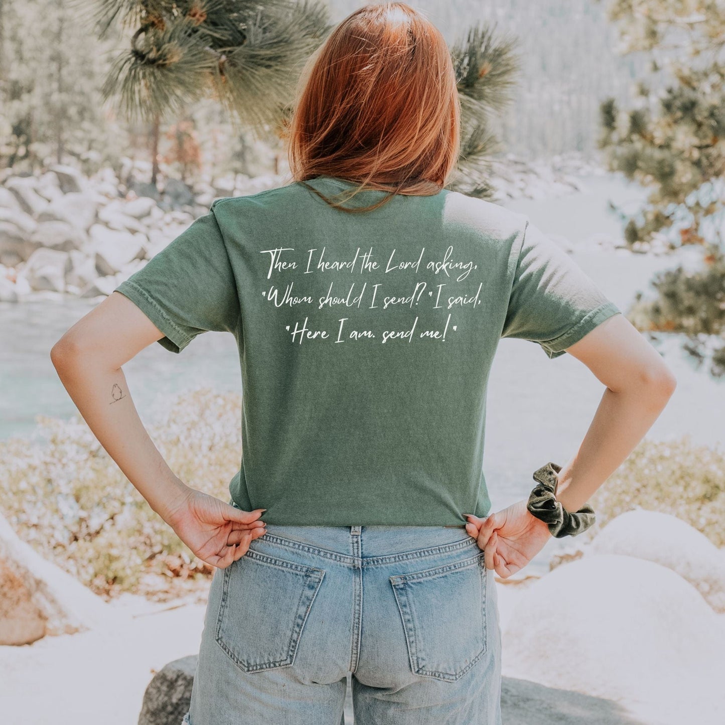 Send Me World Map - Tee
