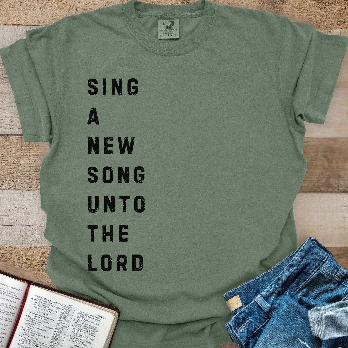 Sing A New Song To The Lord - Tee