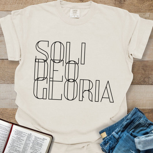 Soli Deo Gloria Line - Tee