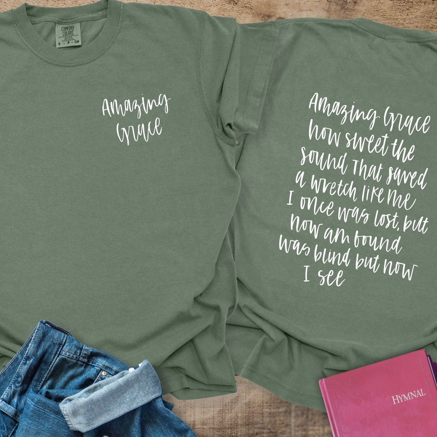 Amazing Grace Handwritten - Tee